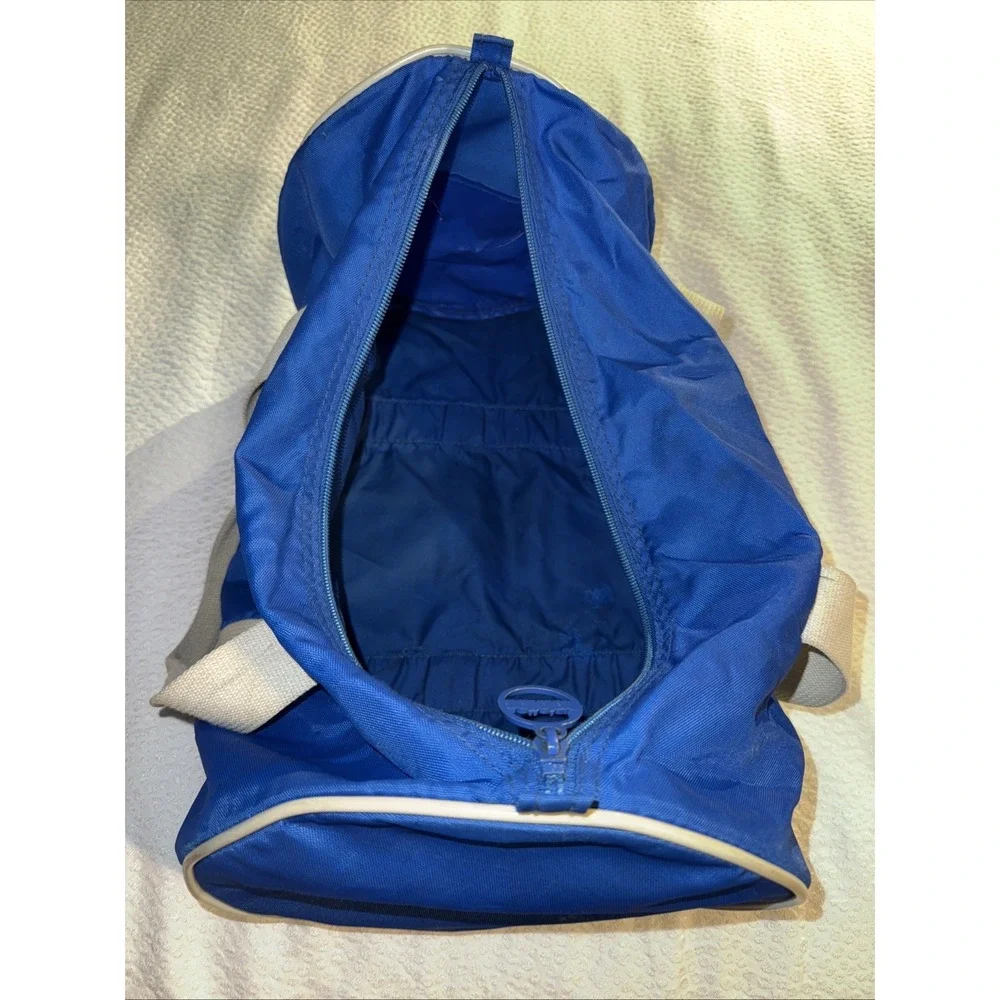 Rare Vintage 1980s Adidas Nylon Tube Round Duffel Bag 18